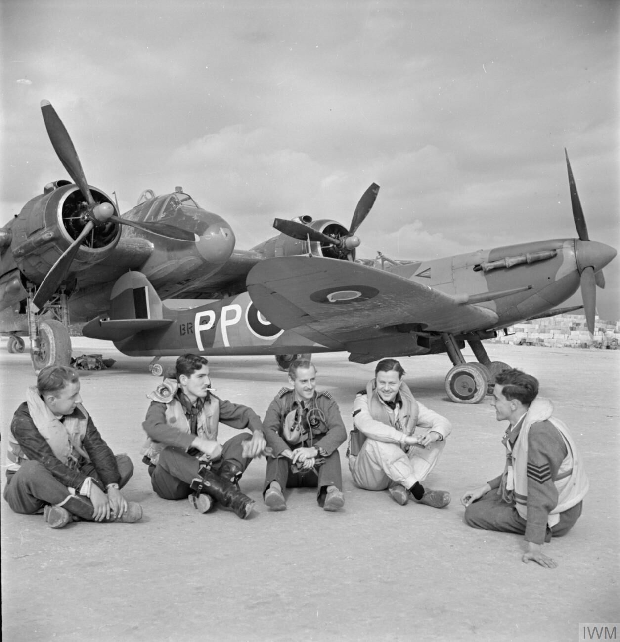 RAF pilots at Luqa Malta in 1943